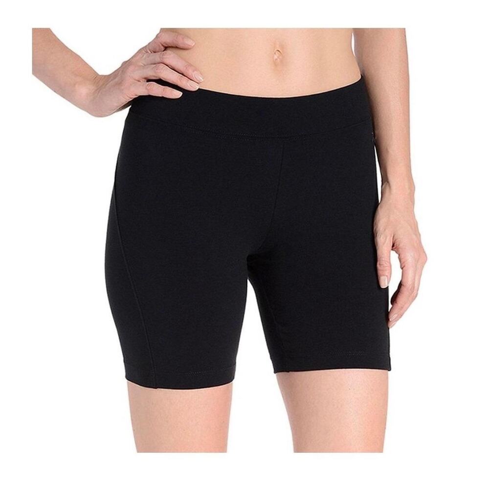 Danskin Black High‎ Waist Bike Shorts Athletic Workout Athleisure SZ S NWT